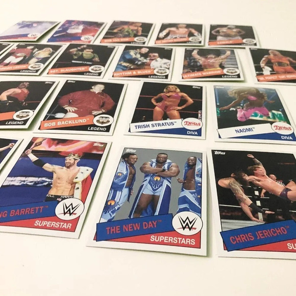 2015  WWE Topps Lot of 21 Wrestling Cards Superstars Divas Legends - Picture 9 of 16